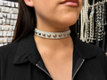 Choker blanco basic