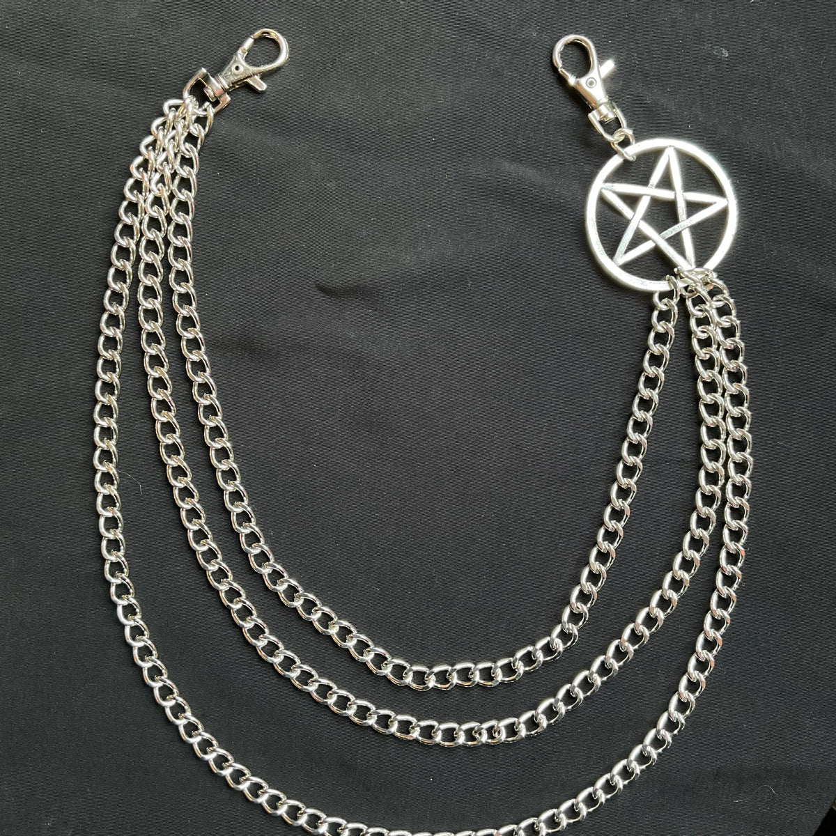 Cadena pantalón pentagrama