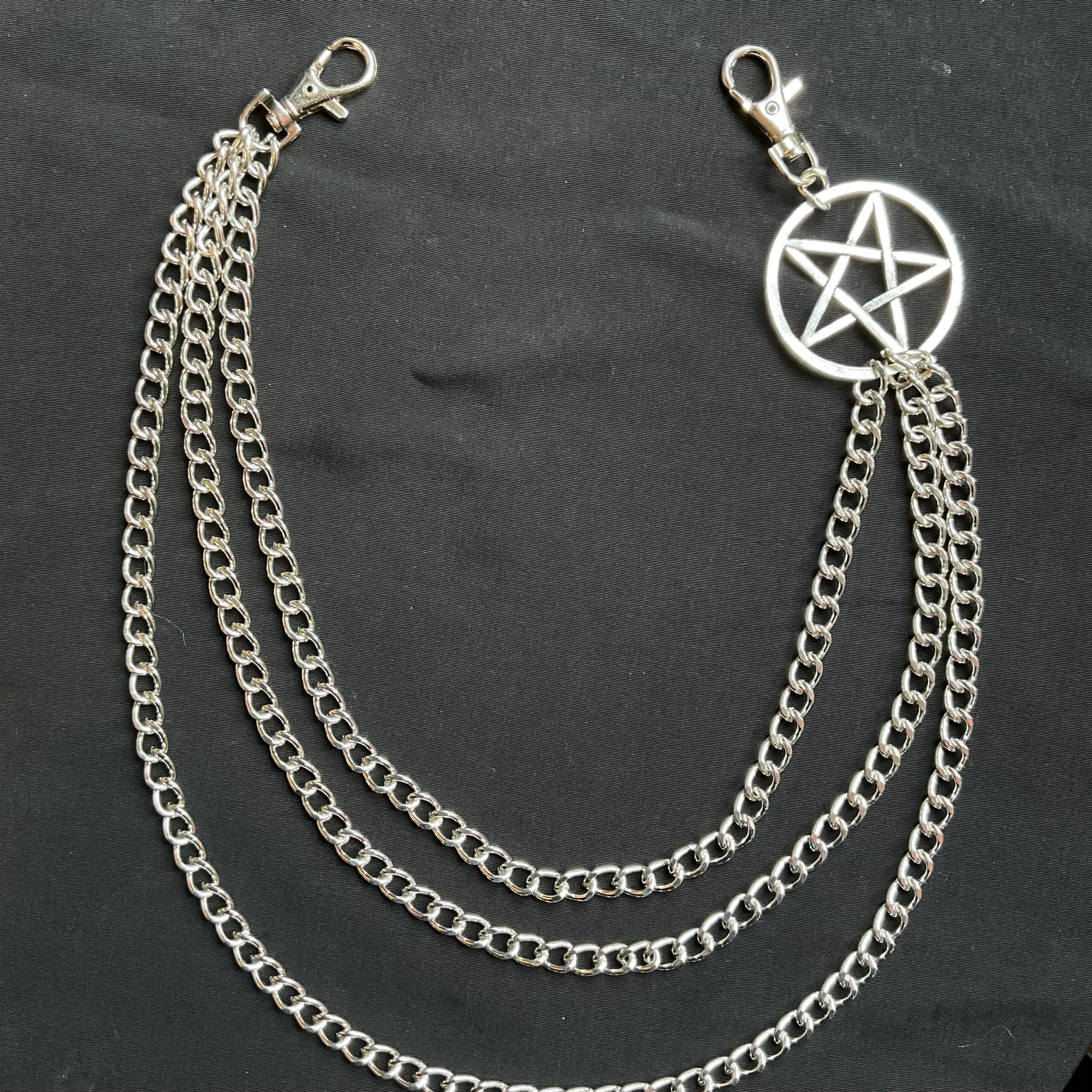 Cadena pantalón pentagrama