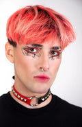 Choker Tachas Red/black