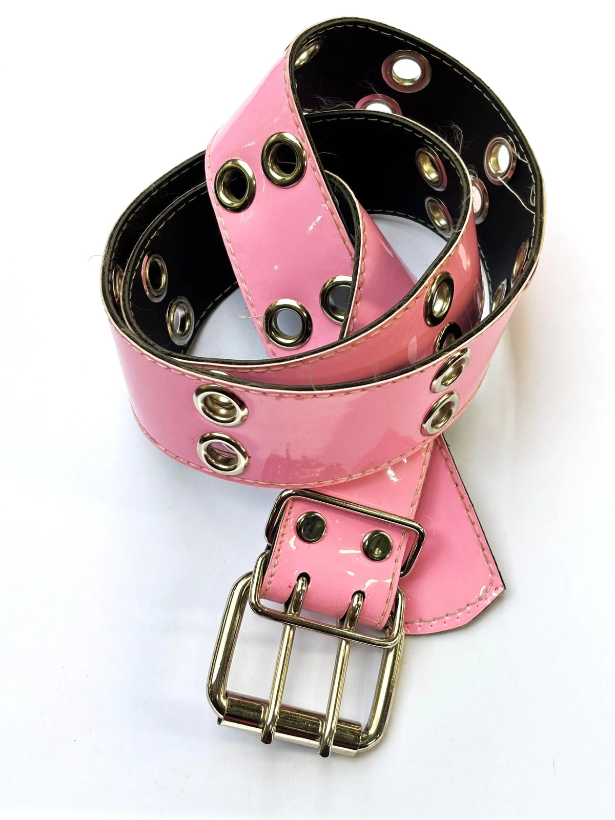 Cinturón Doble Ojetillo - Rosa
