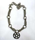 Collar Argollas Pentagrama