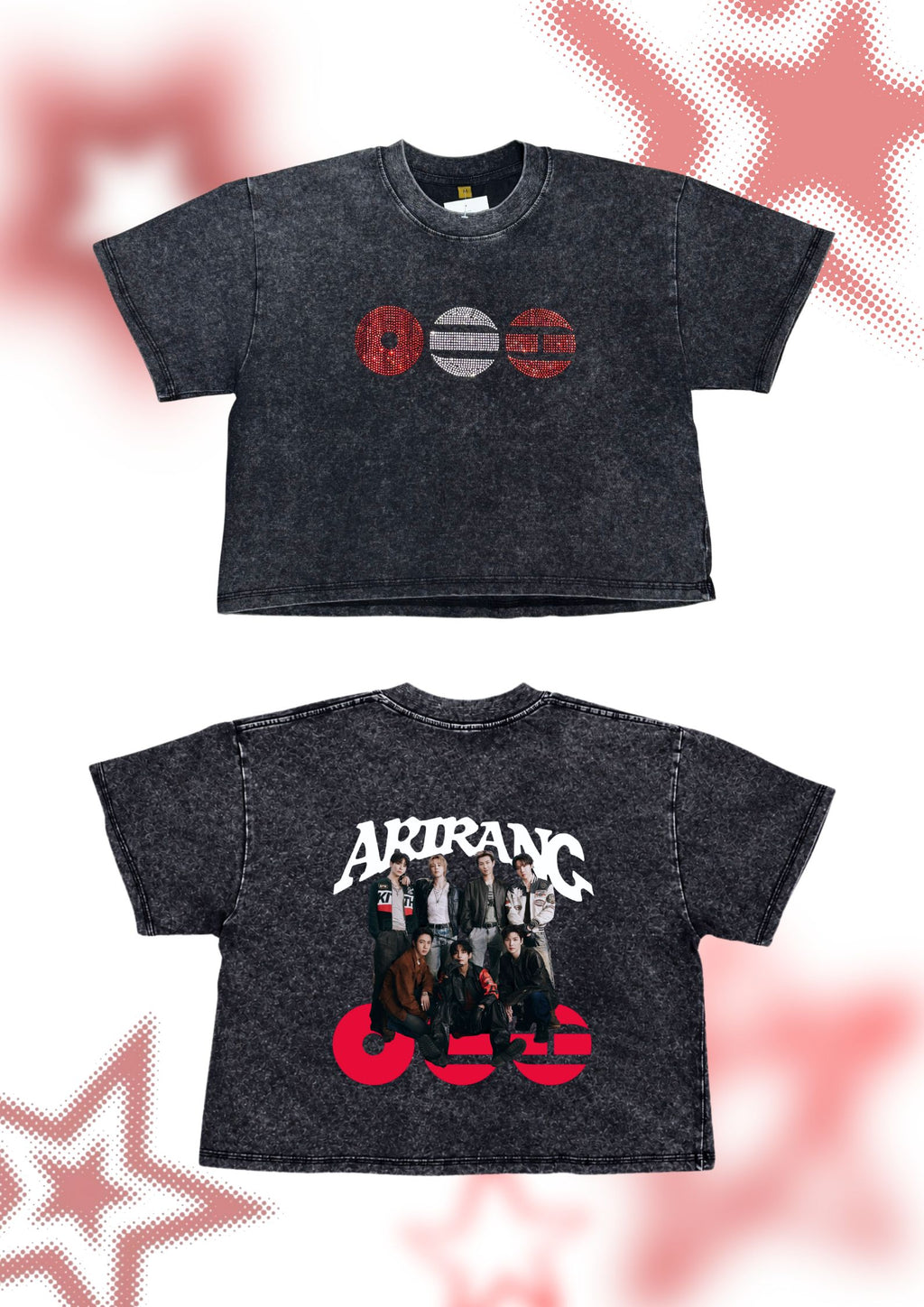 Arirang bts hotfix/estampado doble
