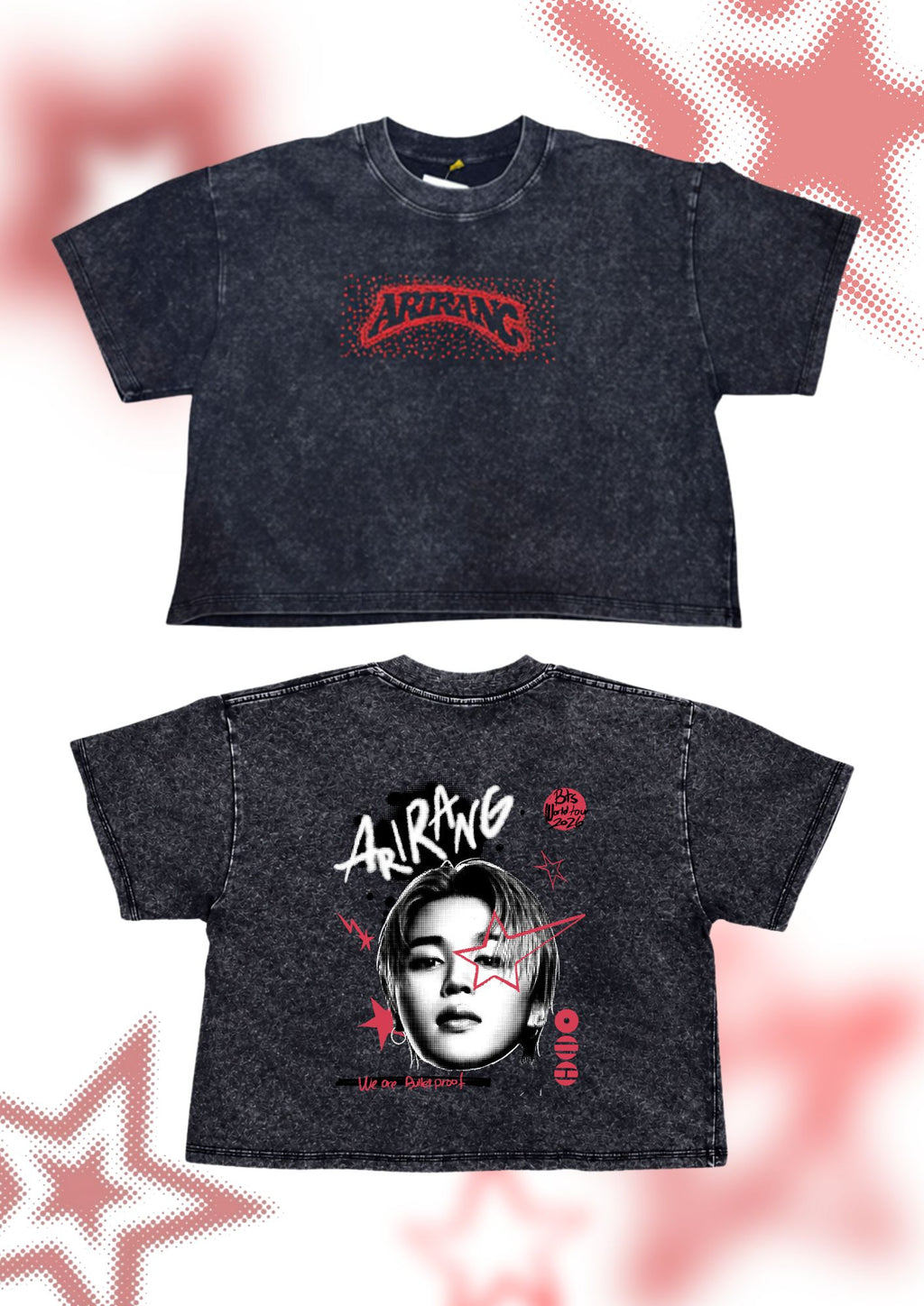 Arirang 2 bts hotfix/estampado doble