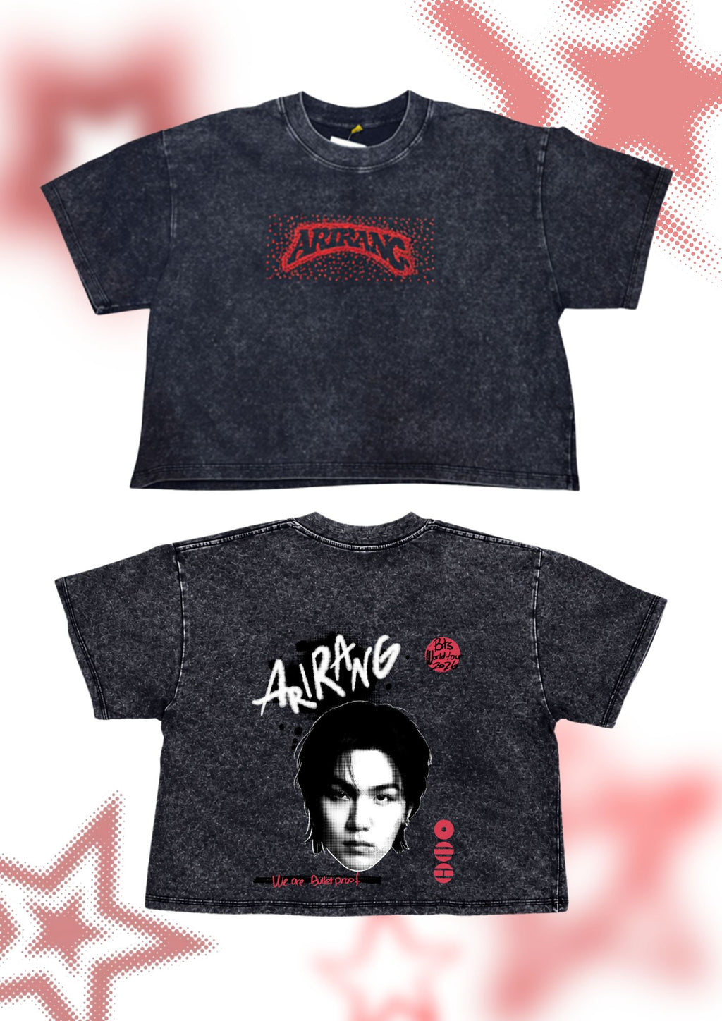 Arirang 2 bts hotfix/estampado doble