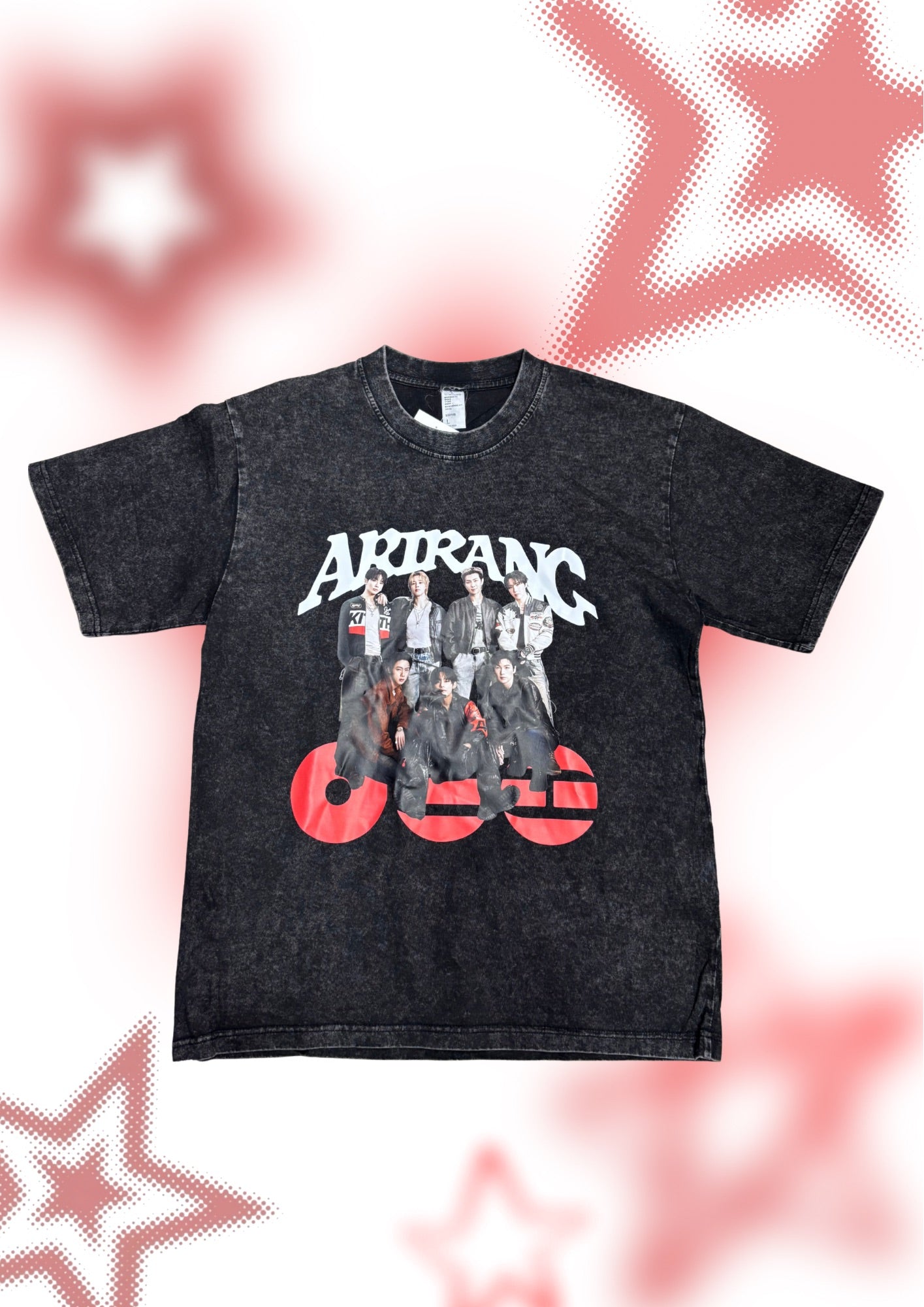 Polera larga BTS grupo